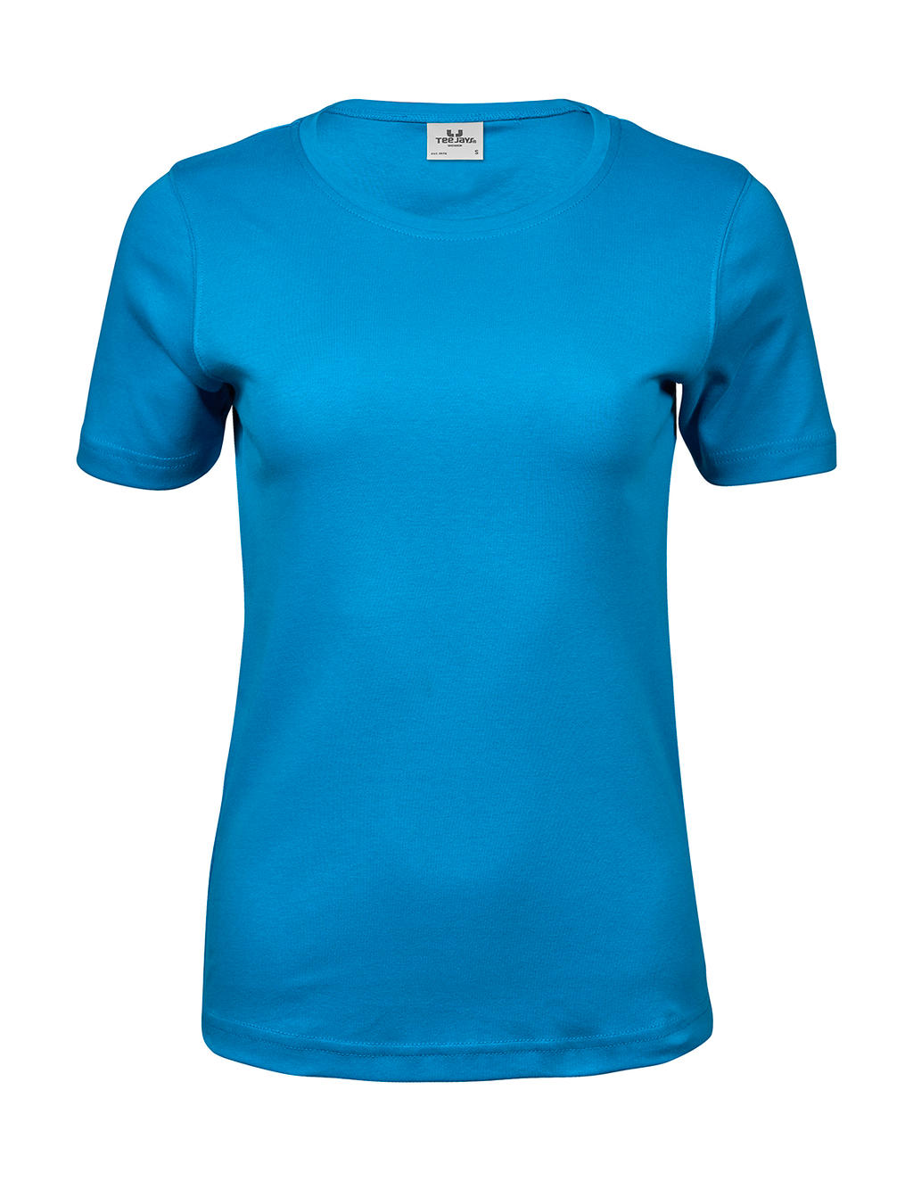 Ladies' Interlock T-Shirt in Farbe Azure