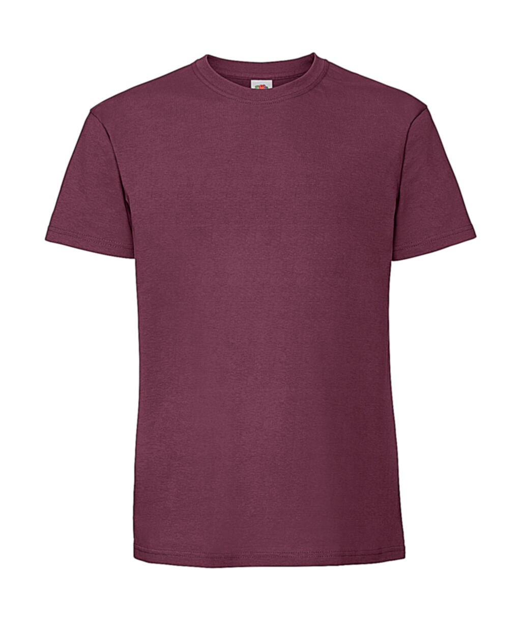 Iconic 195 Ringspun Premium T in Farbe Burgundy