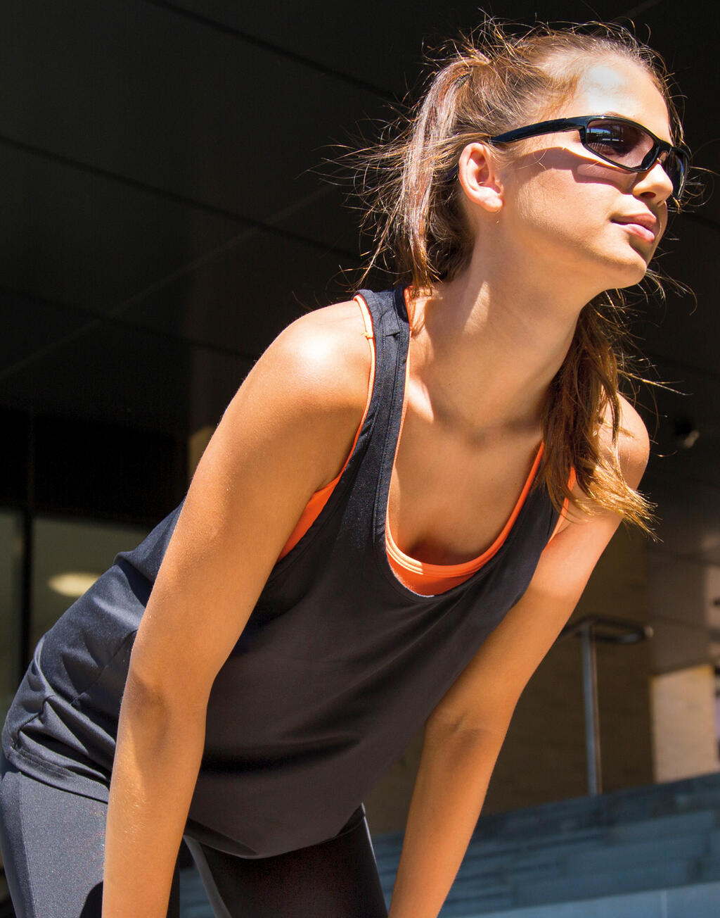 Women's Impact Softex® Tank Top in Farbe Black