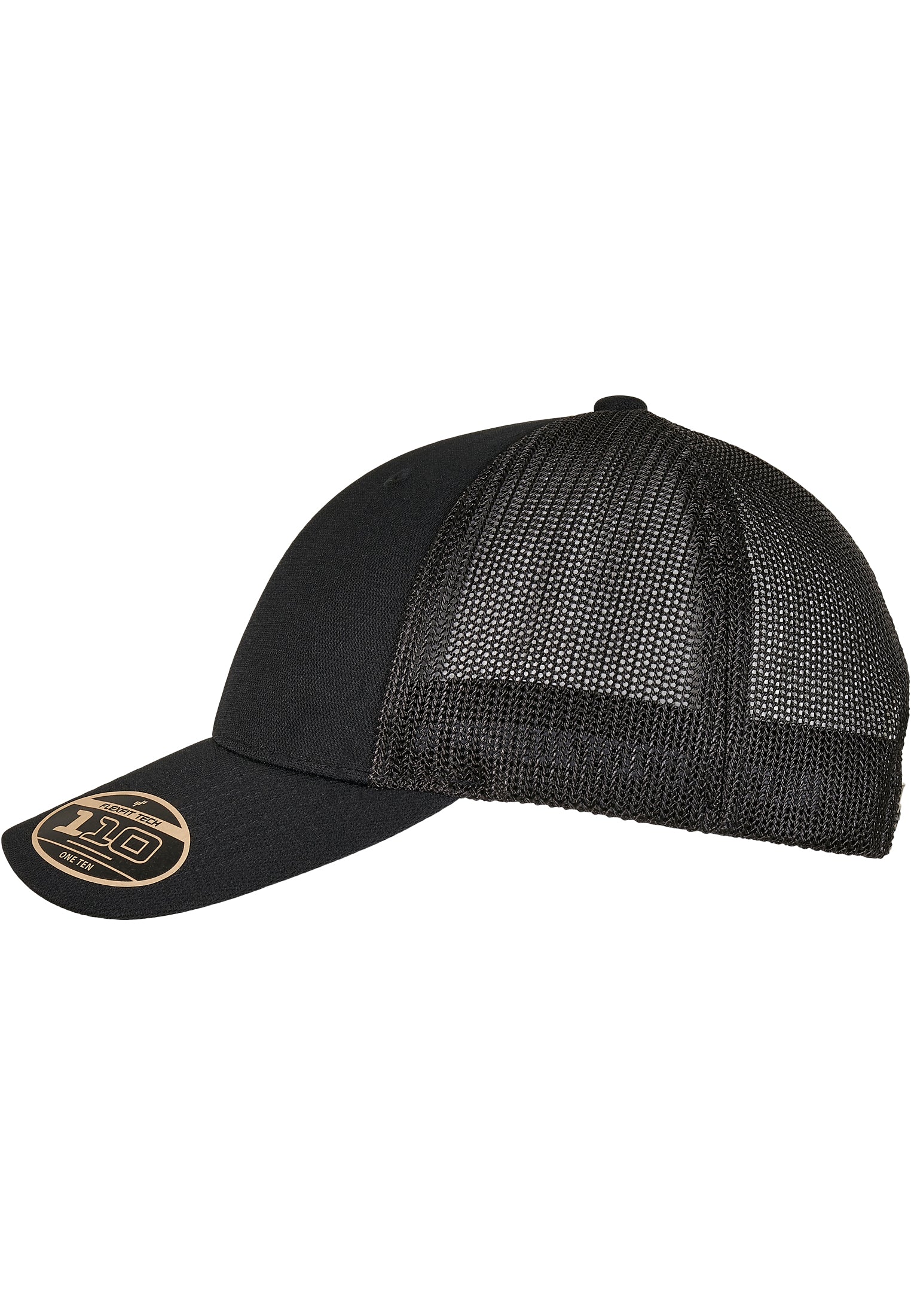 110 Recycled Alpha Shape Trucker in Farbe black