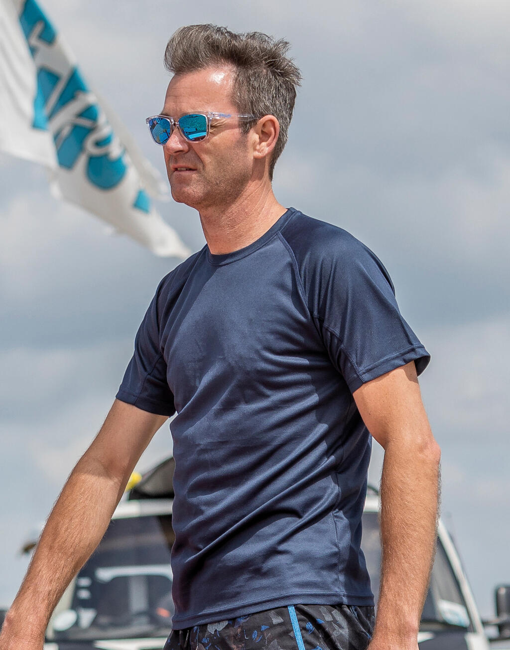 Aircool Tee in Farbe White