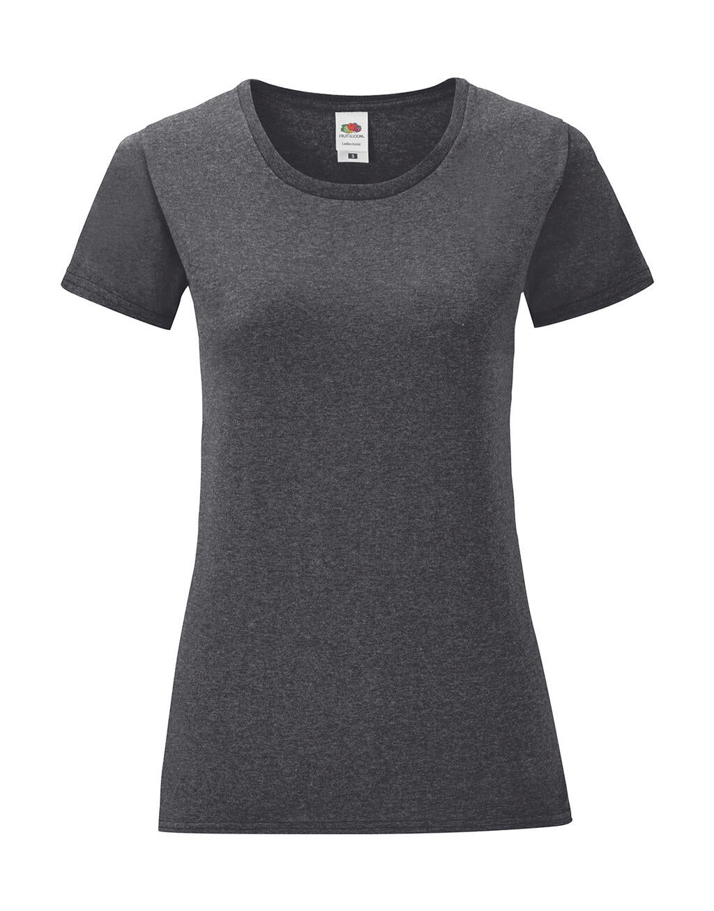 Ladies' Iconic 150 T in Farbe Dark Heather Grey
