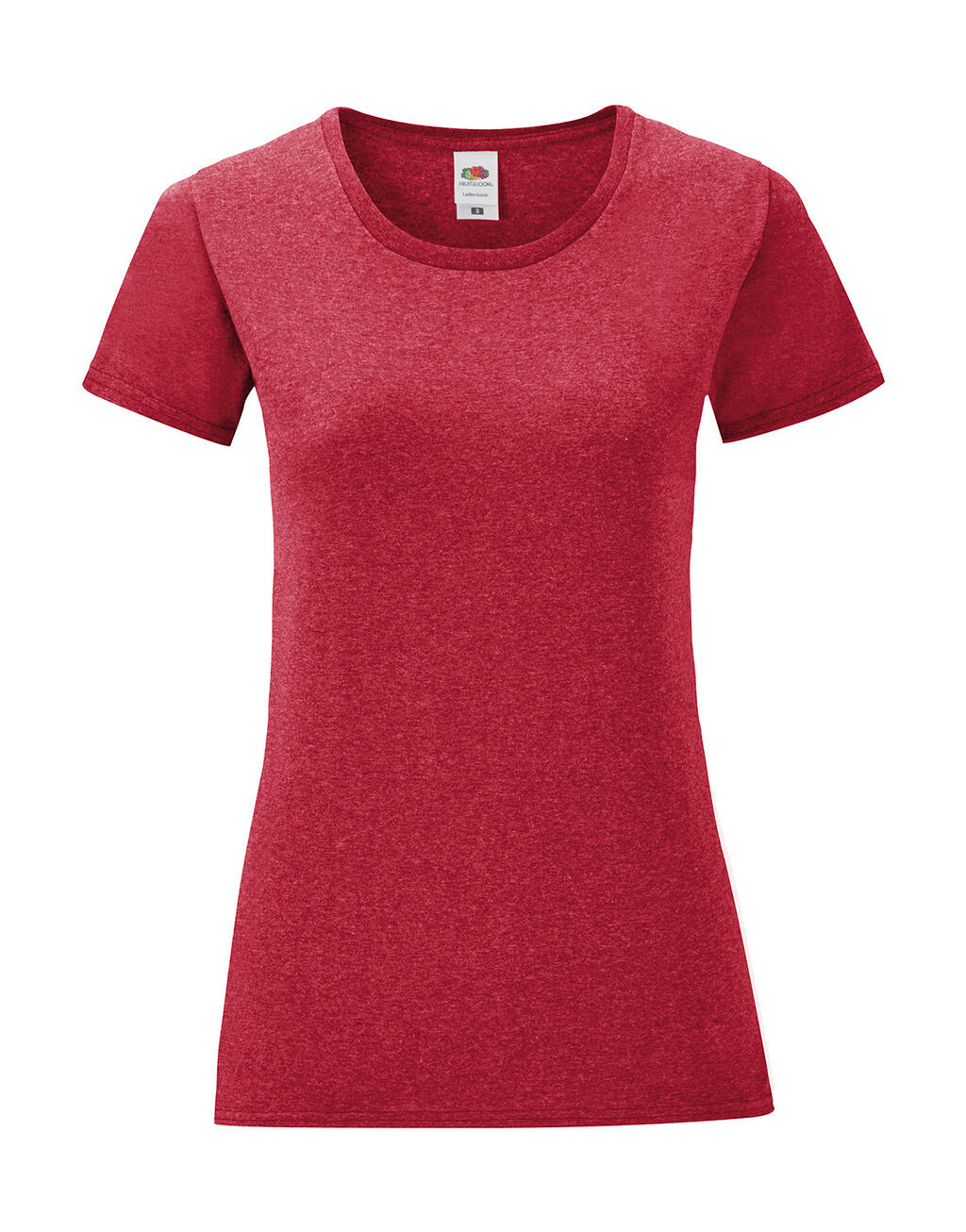 Ladies' Iconic 150 T in Farbe Heather Red