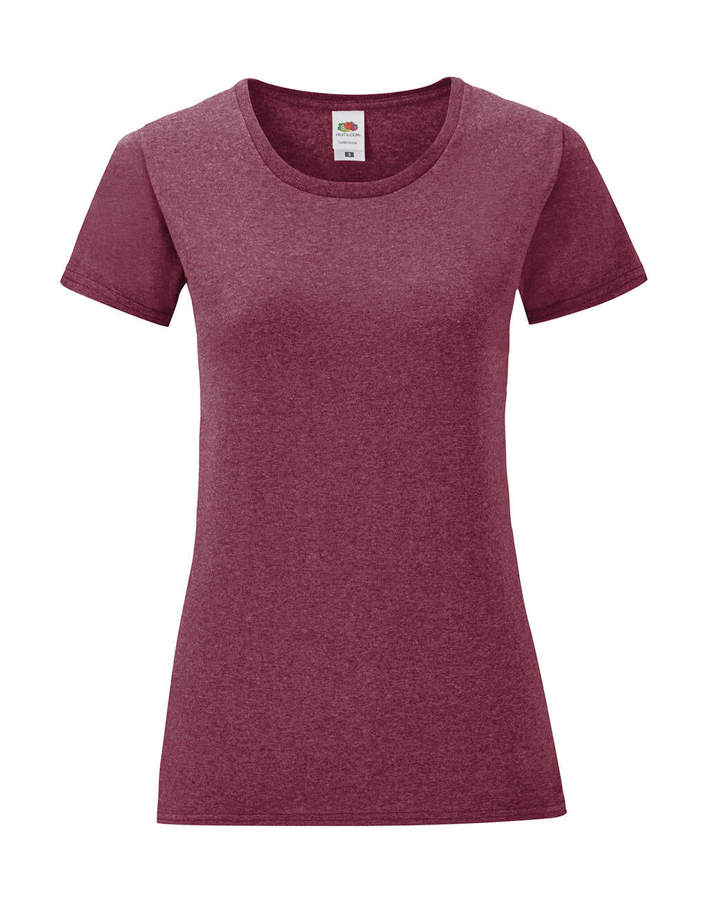 Ladies' Iconic 150 T in Farbe Heather Burgundy