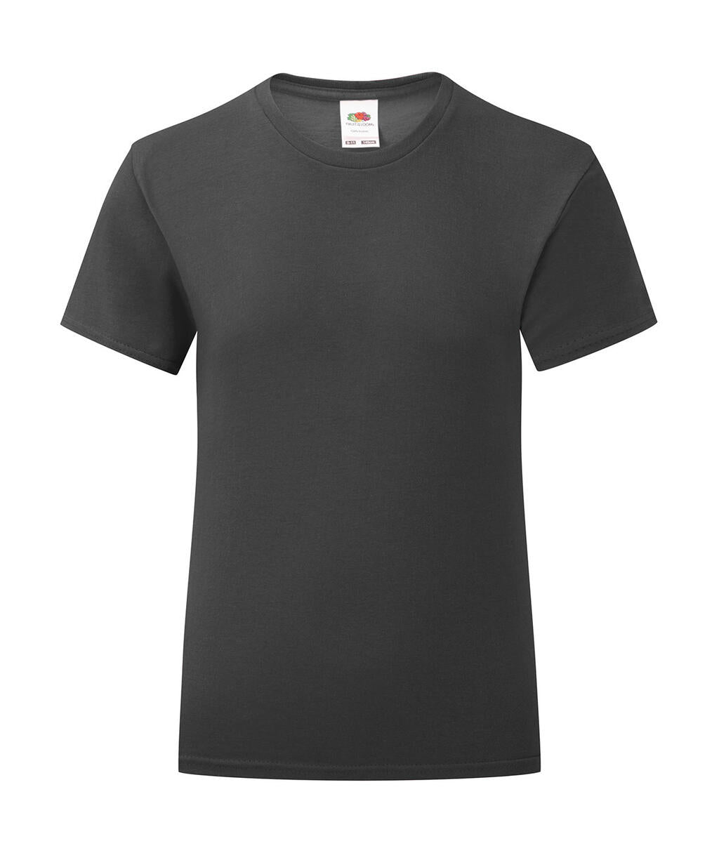 Girls' Iconic 150 T in Farbe Black