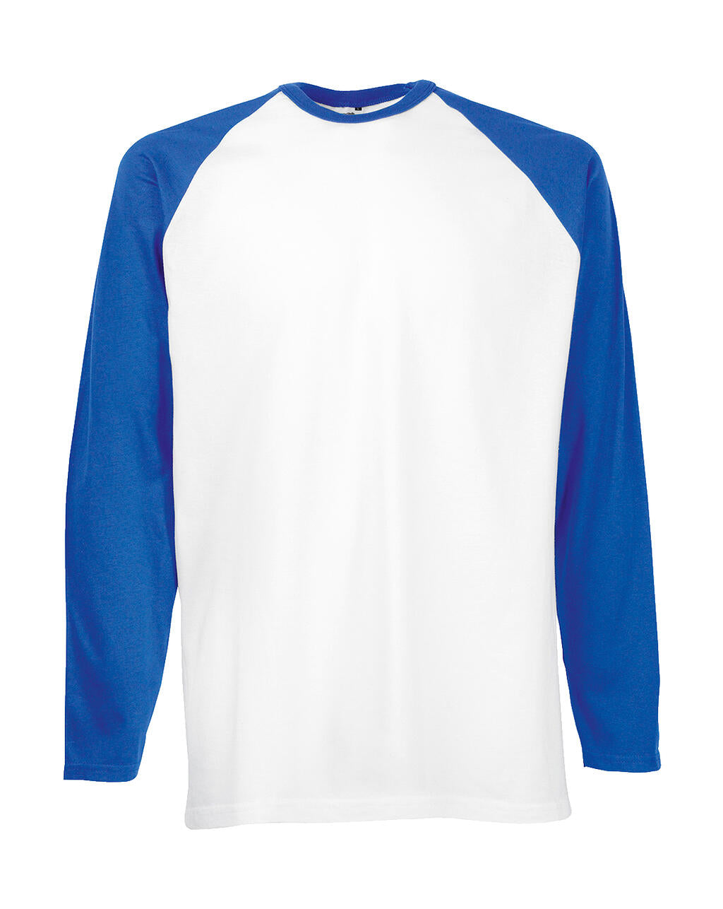 Valueweight Long Sleeve Baseball T in Farbe White/Royal