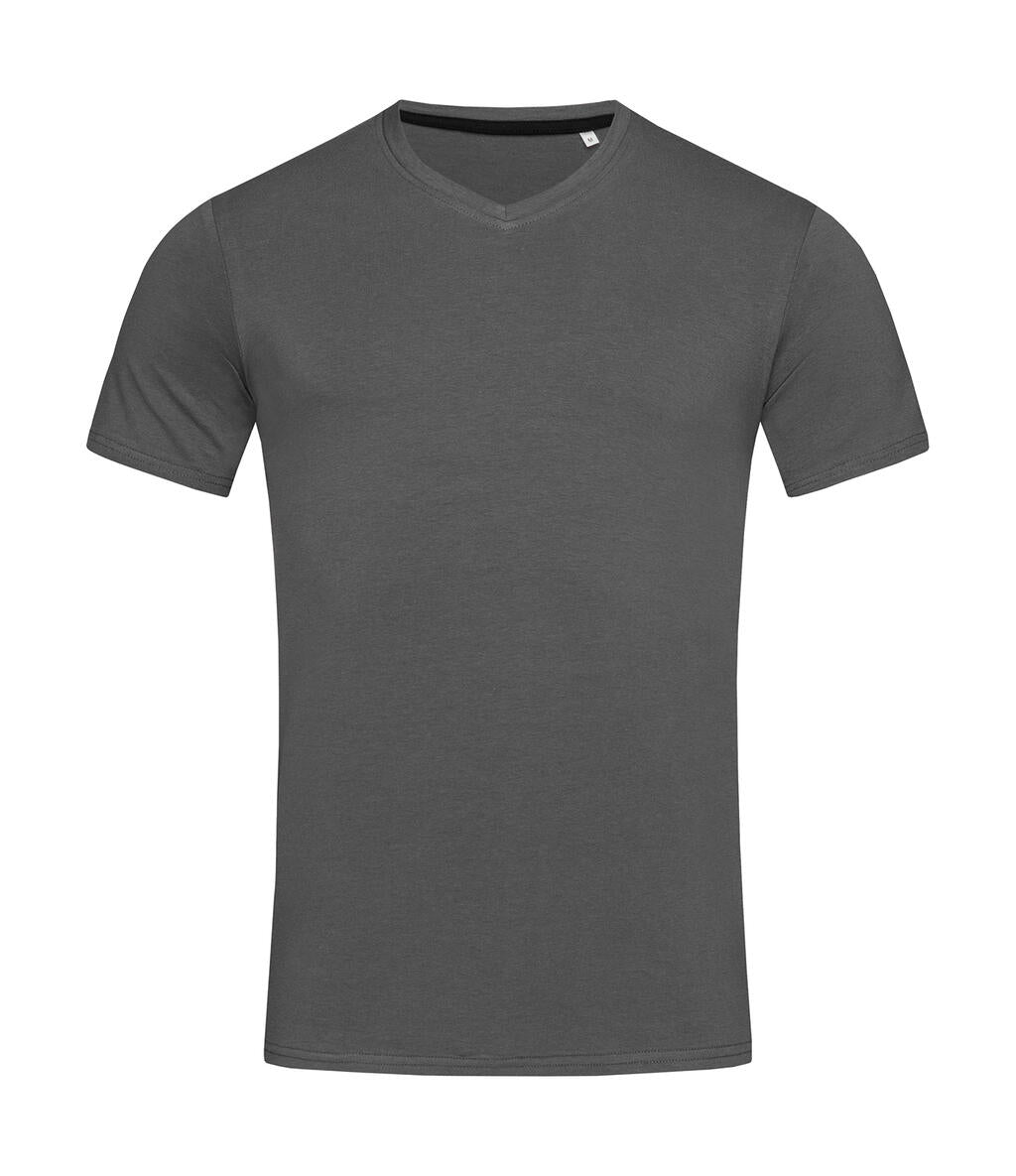Clive V-Neck in Farbe Slate Grey