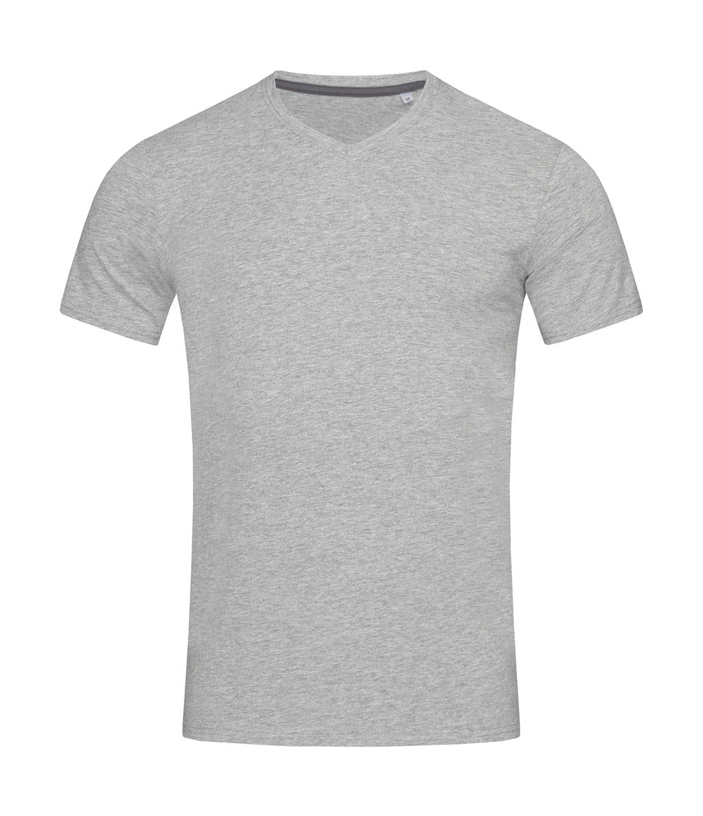 Clive V-Neck in Farbe Grey Heather