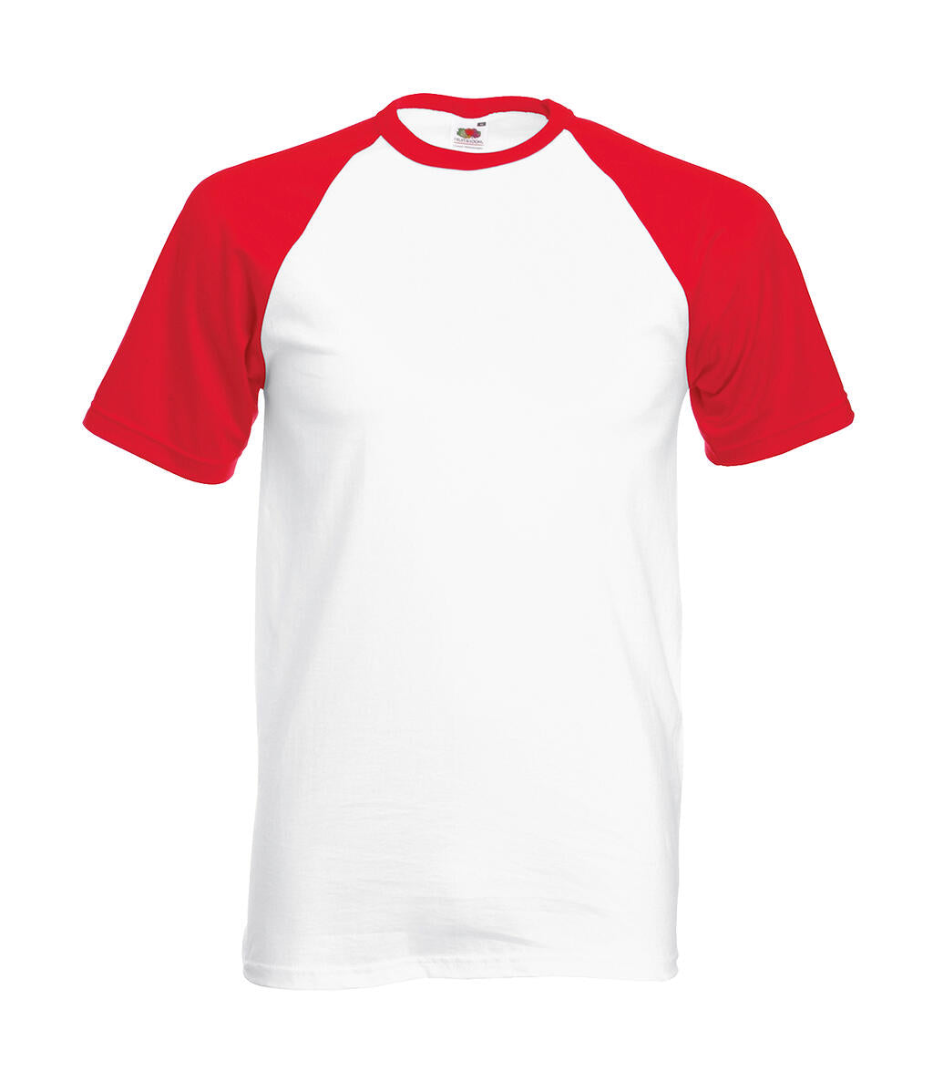 Valueweight Baseball T in Farbe White/Red
