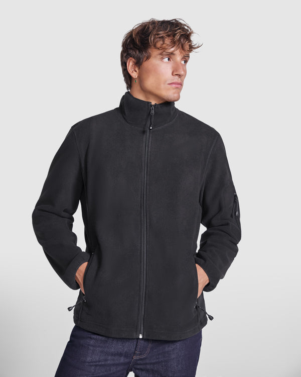 Mikrofleece Luciane in Farbe Black