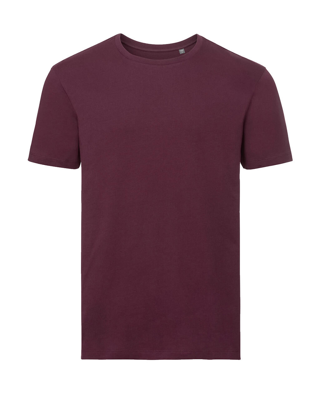 Men's Pure Organic Tee in Farbe Burgundy