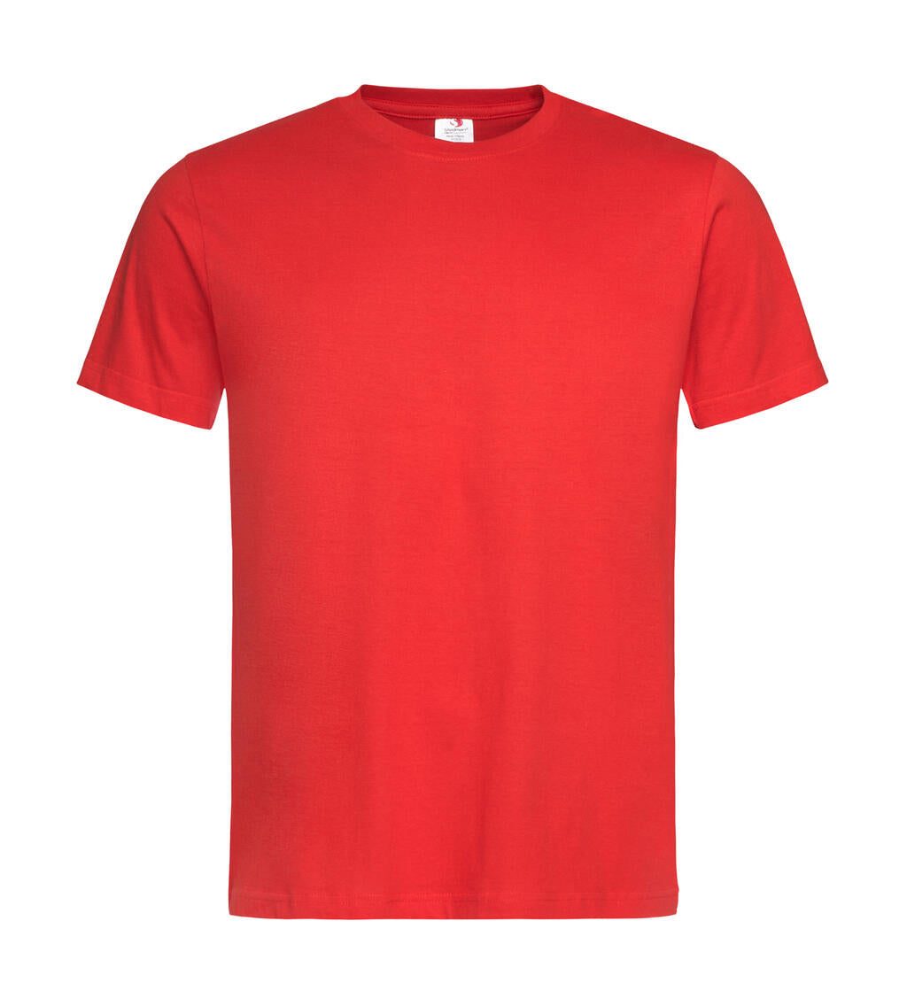 Classic-T Organic Unisex Crew Neck in Farbe Scarlet Red