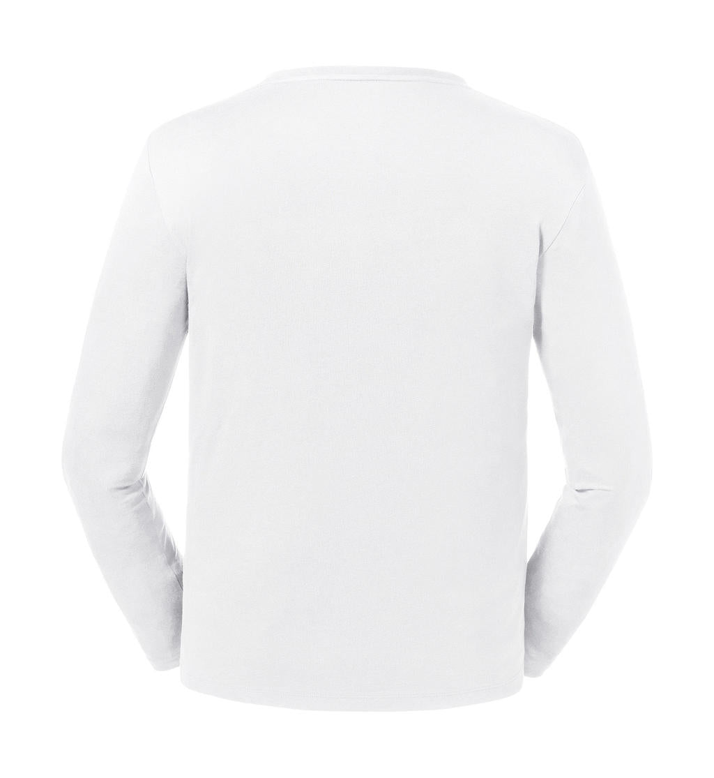 Men's Pure Organic L/S Tee in Farbe White