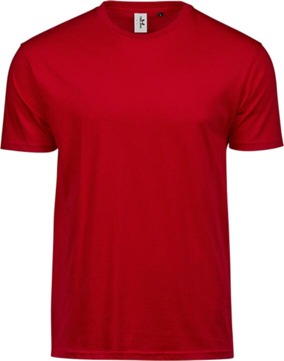 Power Tee in Farbe Red
