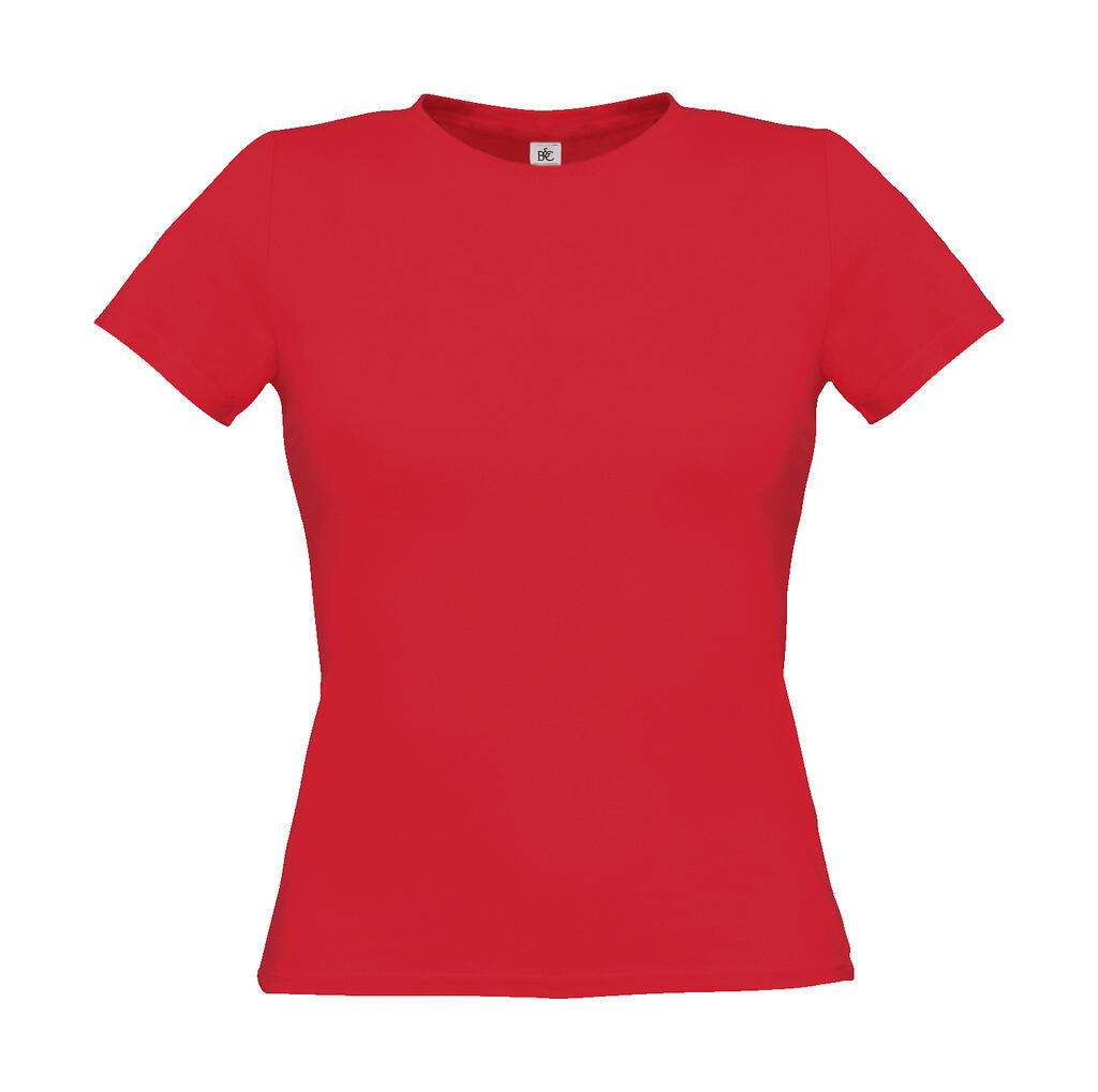 Women-Only T-Shirt in Farbe Red