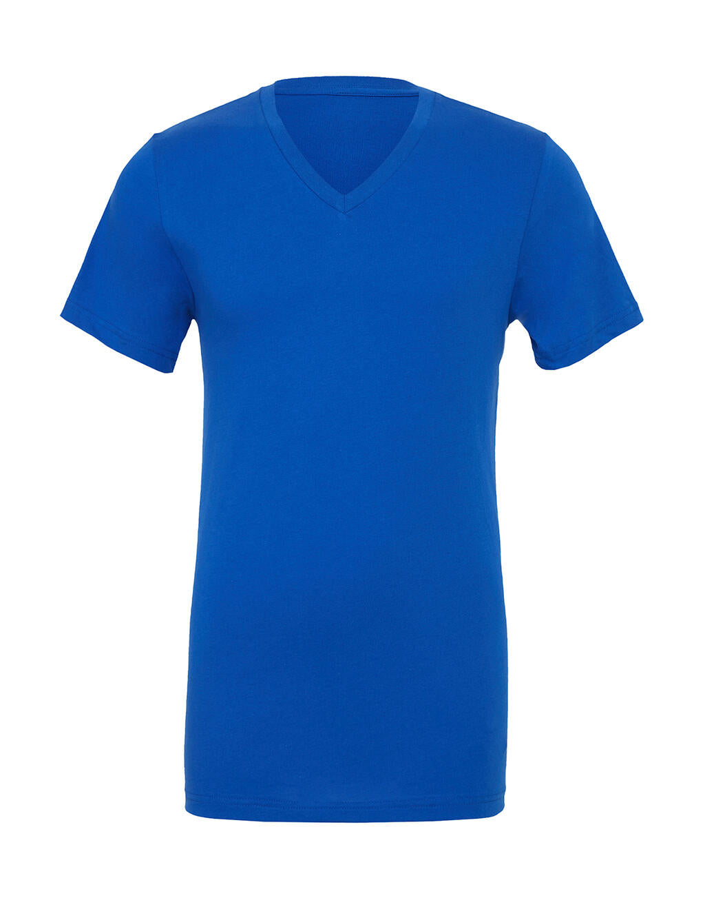 Unisex Jersey V-Neck T-Shirt in Farbe True Royal