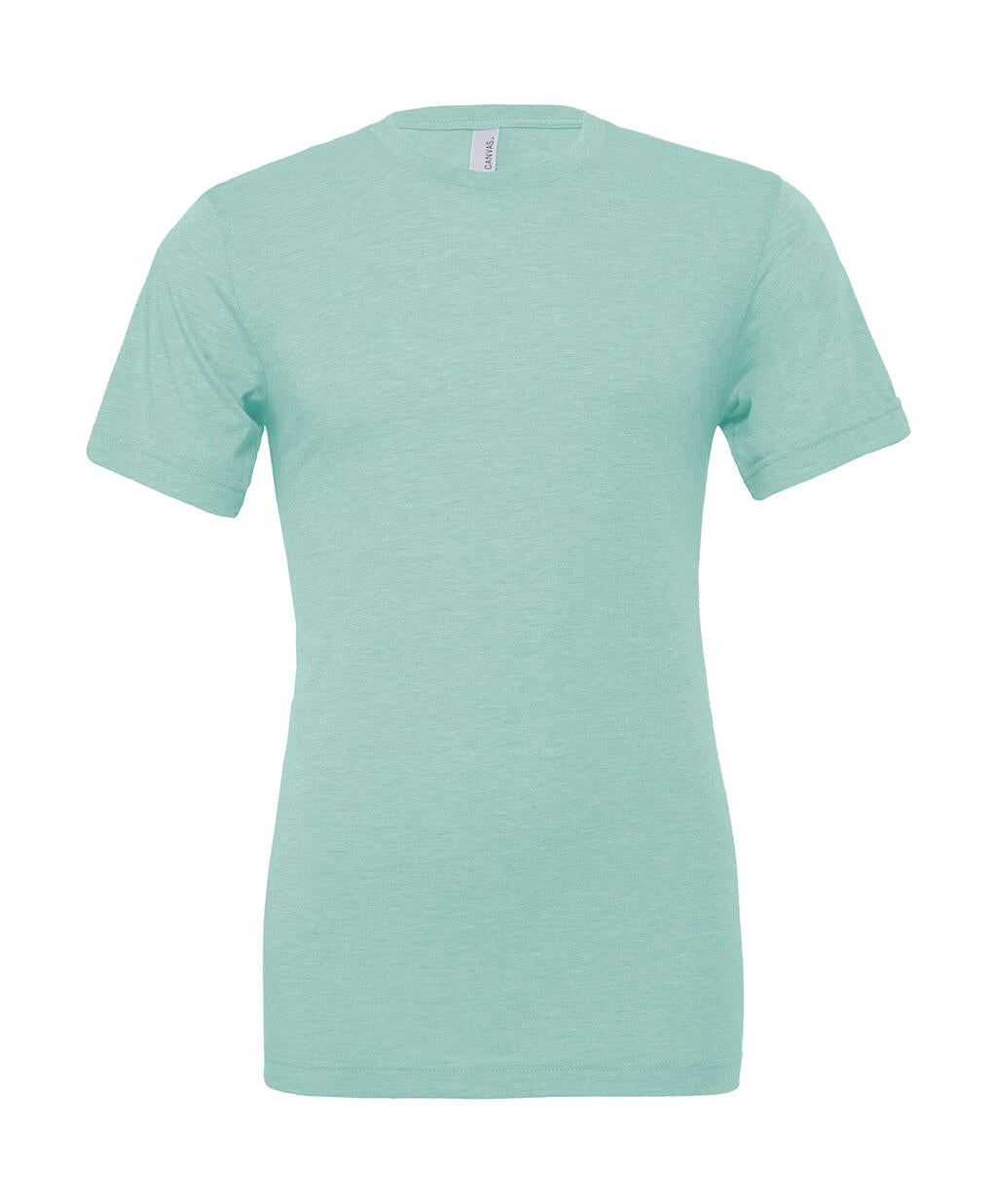 Unisex Triblend Short Sleeve Tee in Farbe Dusty Blue Triblend