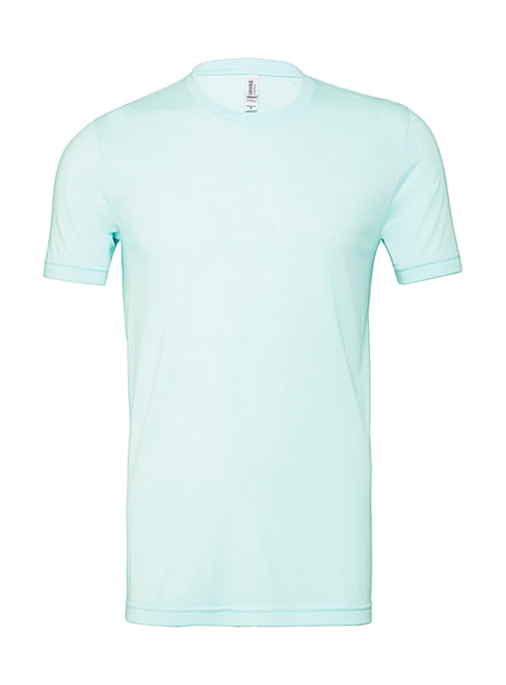 Unisex Triblend Short Sleeve Tee in Farbe Ice Blue Triblend