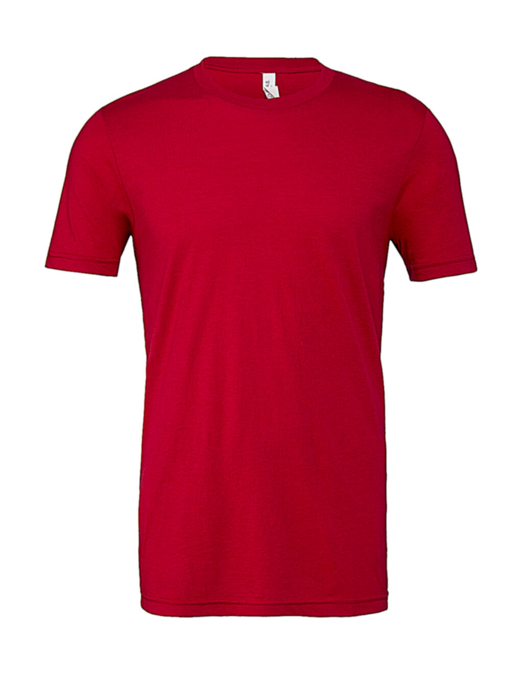 Unisex Triblend Short Sleeve Tee in Farbe Solid Red Triblend
