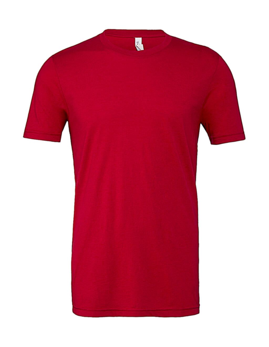 Unisex Triblend Short Sleeve Tee in Farbe Solid Red Triblend