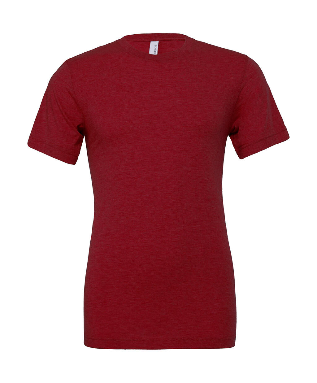 Unisex Triblend Short Sleeve Tee in Farbe Cardinal Triblend