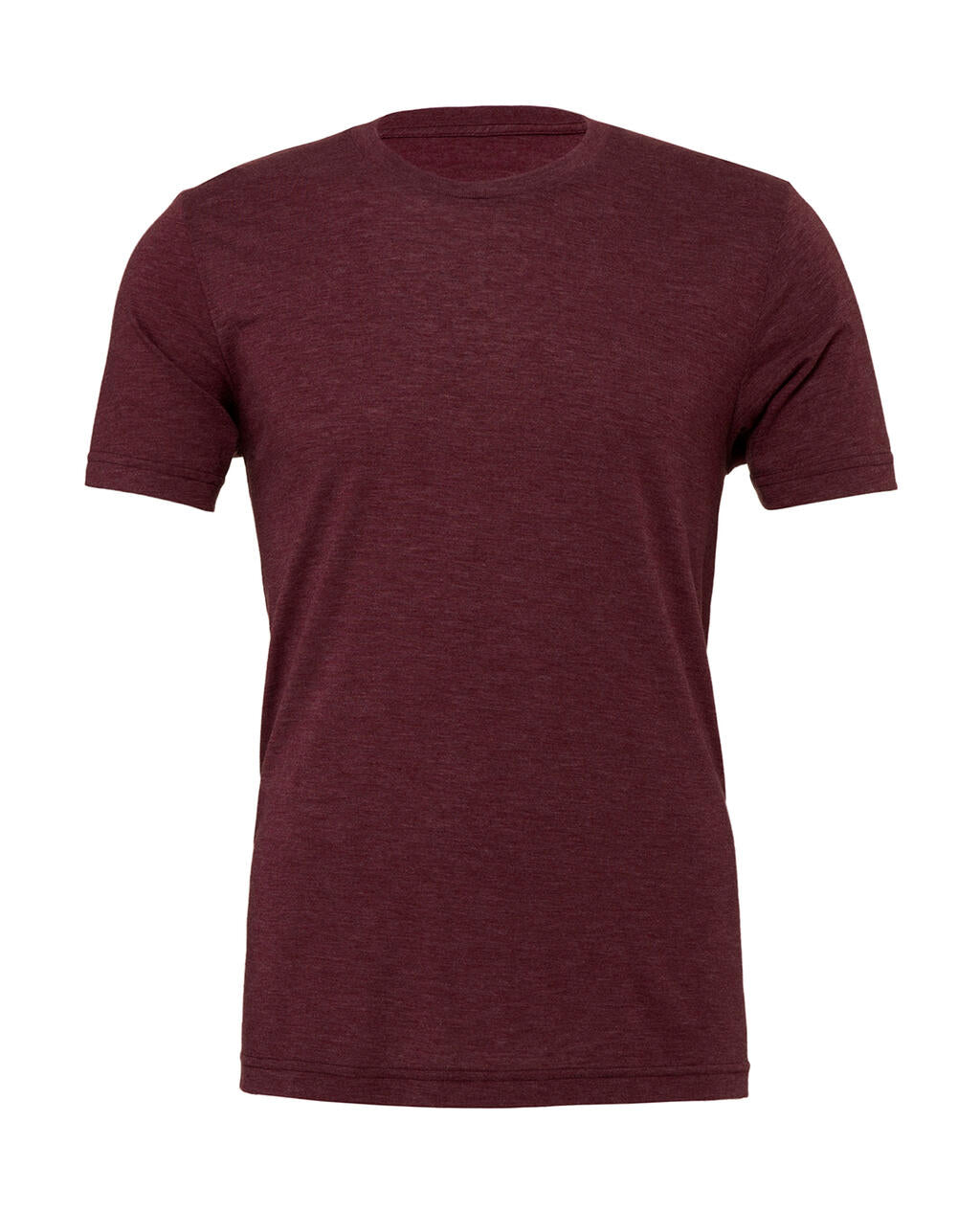 Unisex Triblend Short Sleeve Tee in Farbe Maroon Triblend