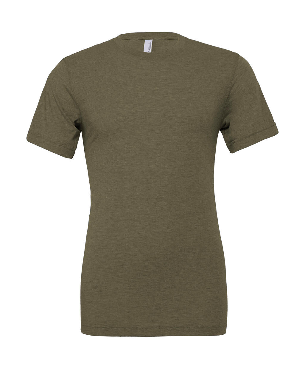 Unisex Triblend Short Sleeve Tee in Farbe Military Green Triblend