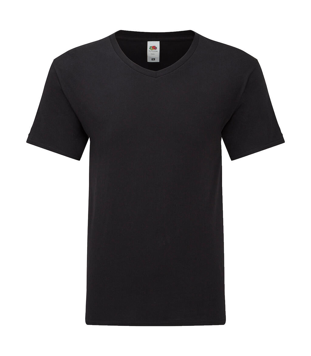 Iconic 150 V Neck T in Farbe Black