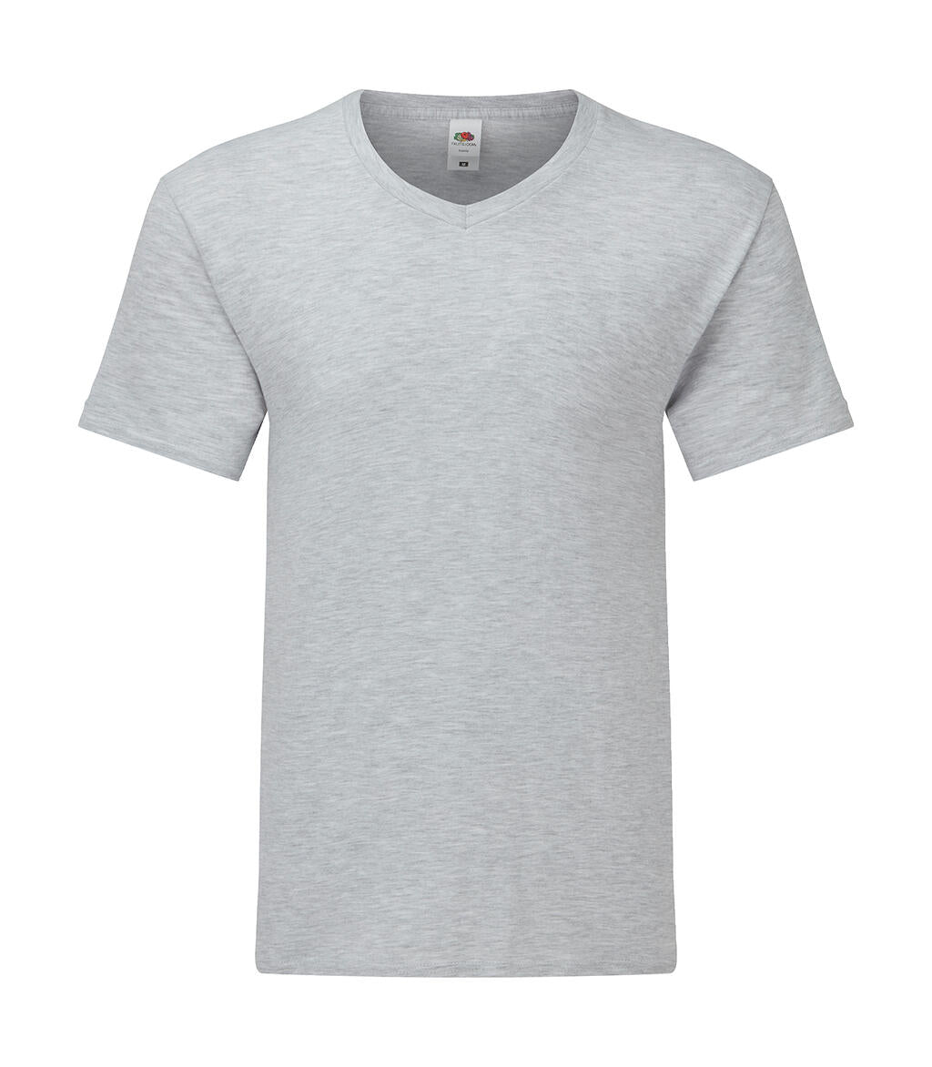 Iconic 150 V Neck T in Farbe Heather Grey