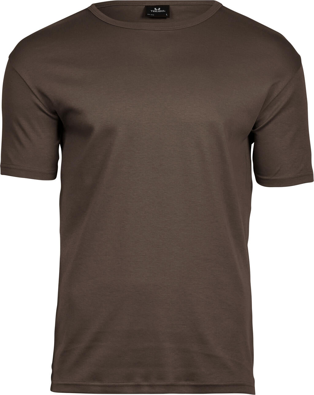 Men's Interlock T-Shirt in Farbe Chocolate