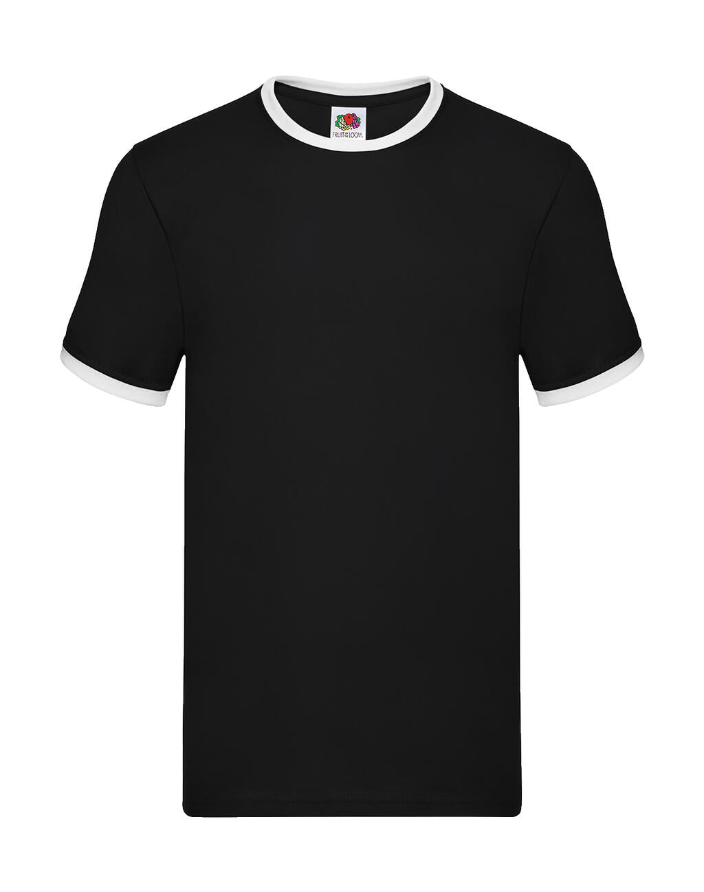 Ringer T in Farbe Black/White
