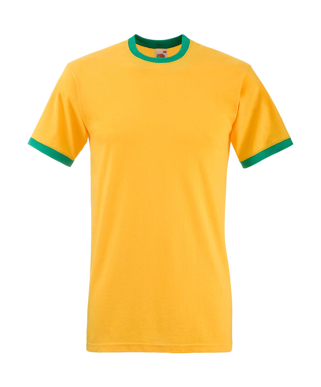 Ringer T in Farbe Sunflower/Kelly Green