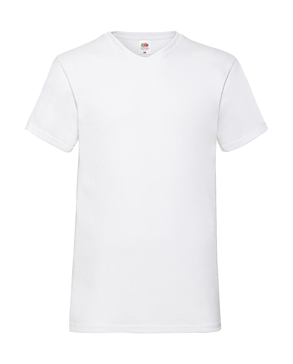 Valueweight V-Neck-Tee in Farbe White