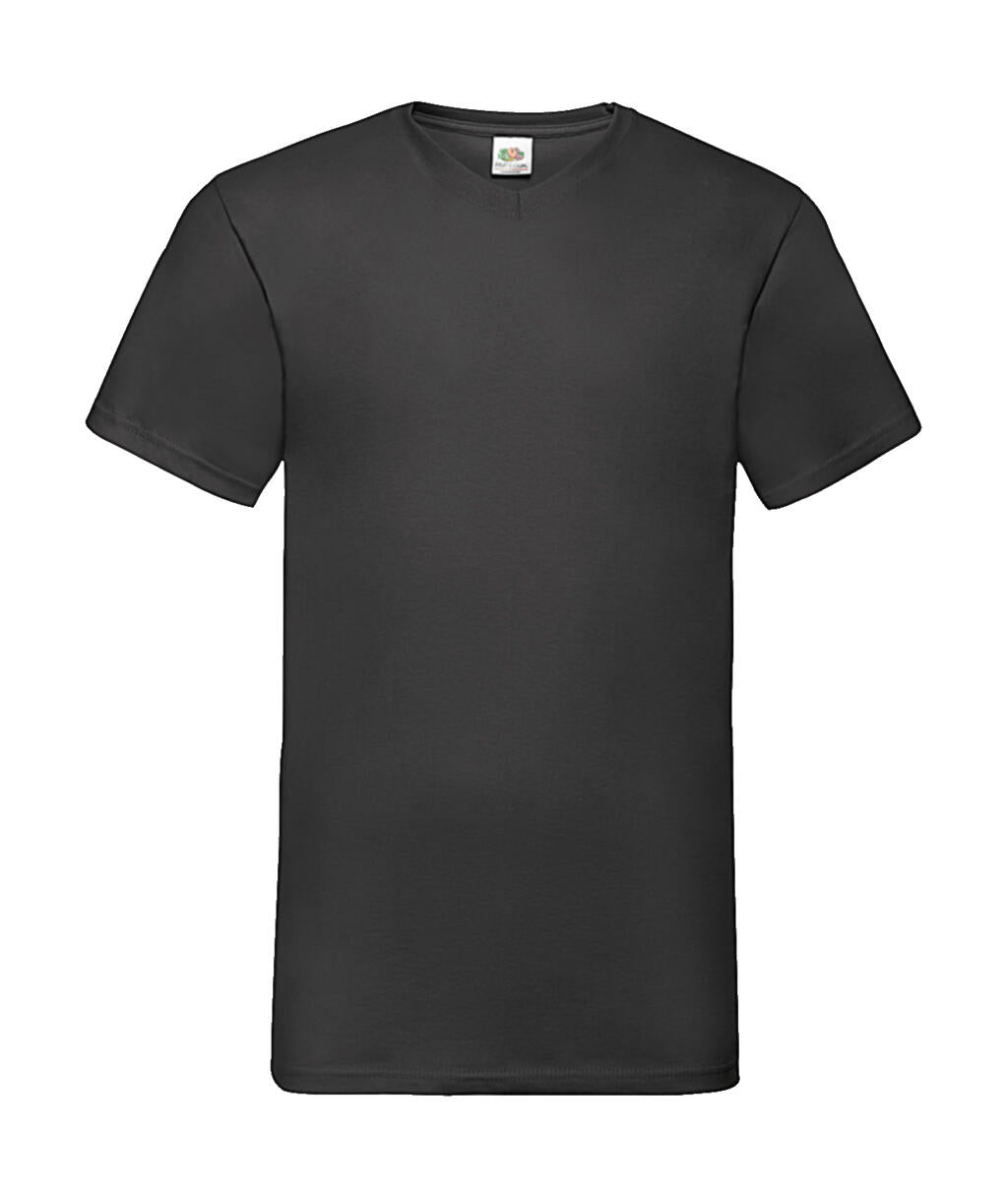 Valueweight V-Neck-Tee in Farbe Black