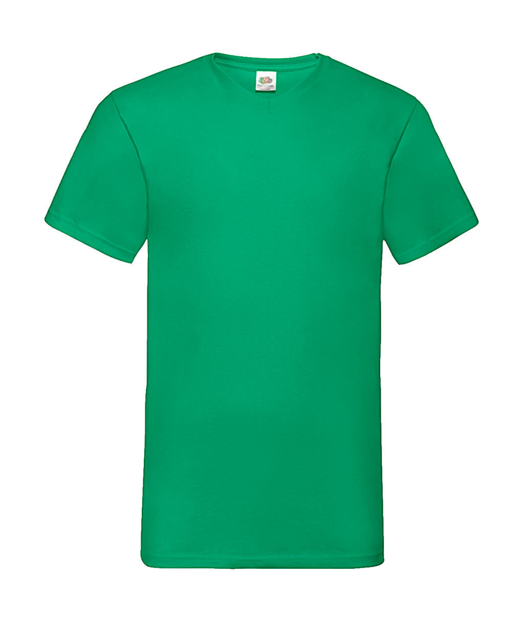 Valueweight V-Neck-Tee in Farbe Kelly Green