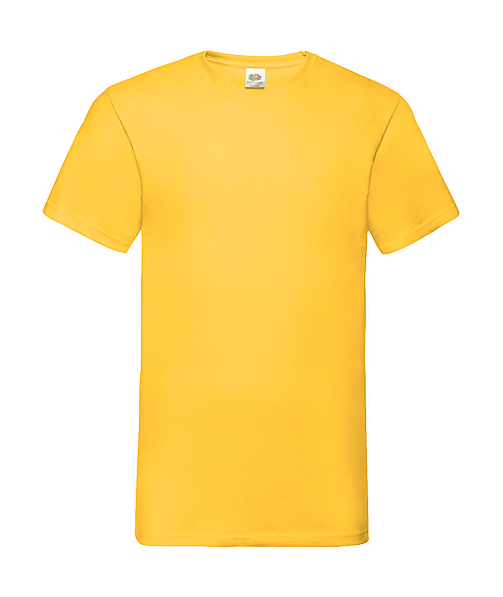 Valueweight V-Neck-Tee in Farbe Sunflower