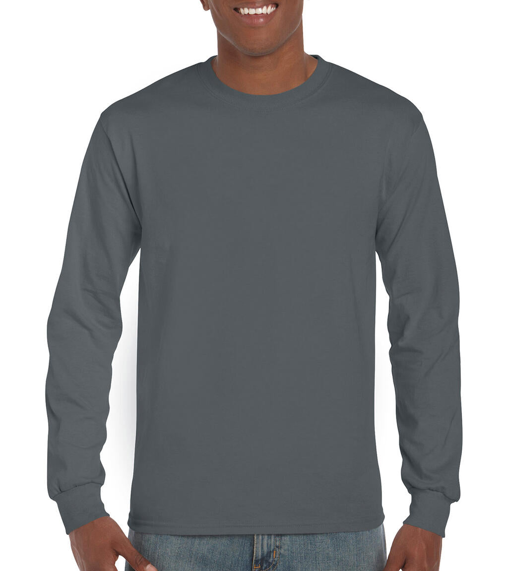Ultra Cotton Adult T-Shirt LS in Farbe Charcoal