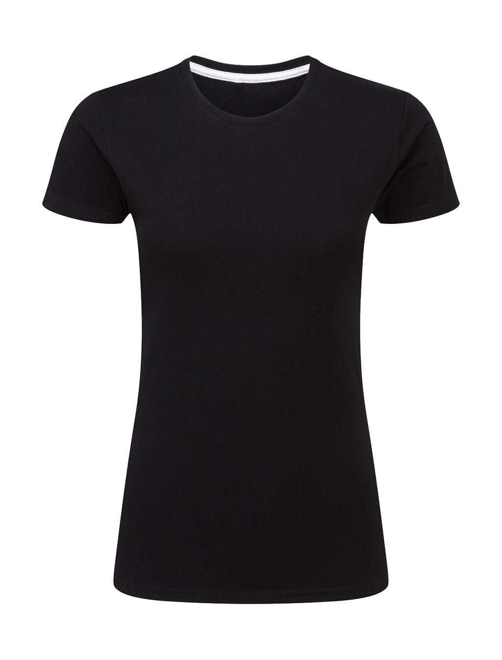 Signature Tagless Tee Women in Farbe Dark Black