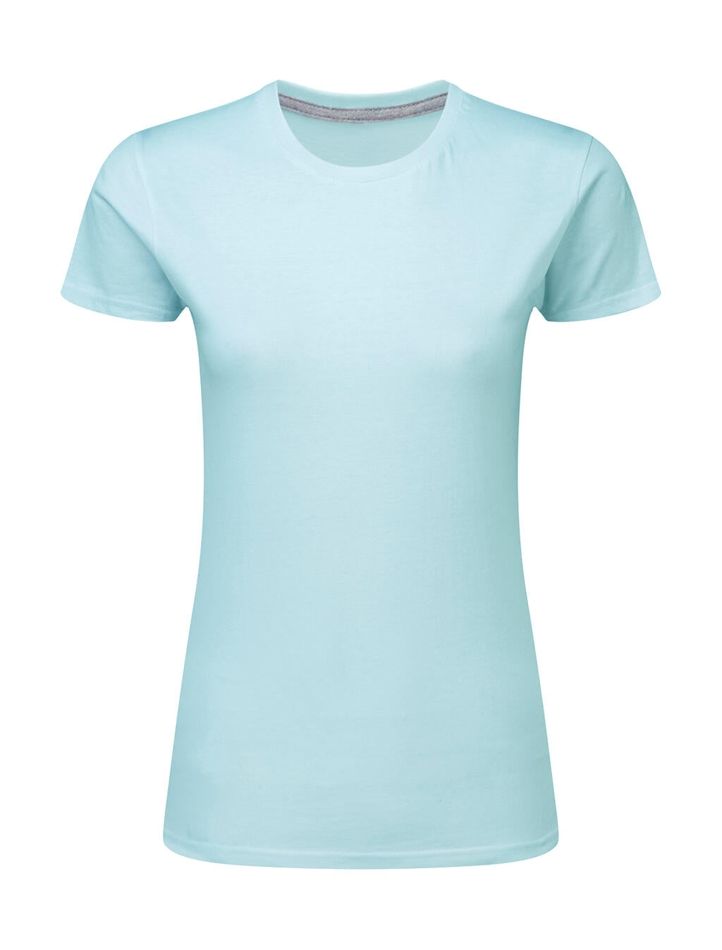 Signature Tagless Tee Women in Farbe Angel Blue