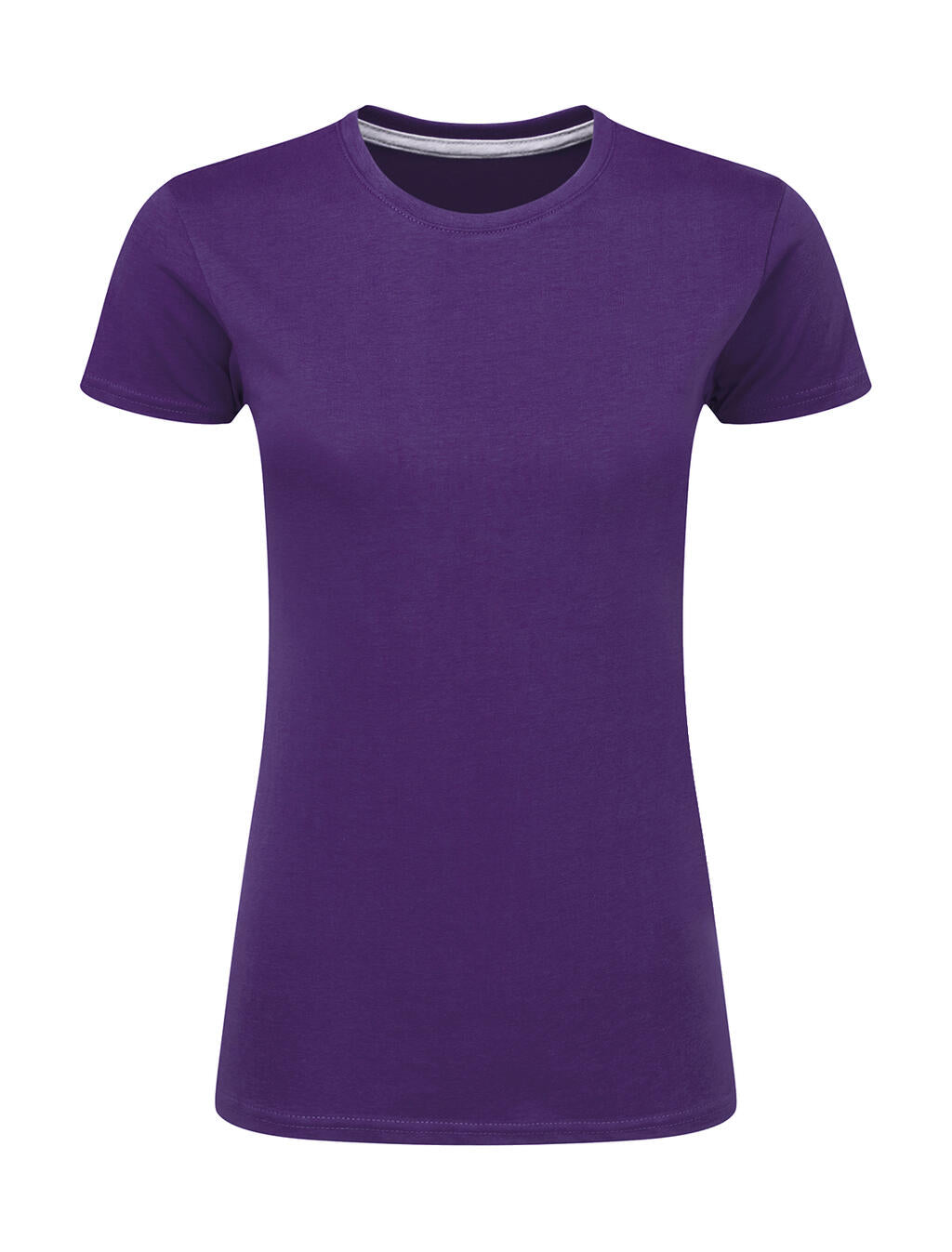 Signature Tagless Tee Women in Farbe Purple