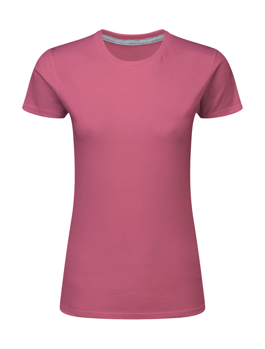 Signature Tagless Tee Women in Farbe Cassis