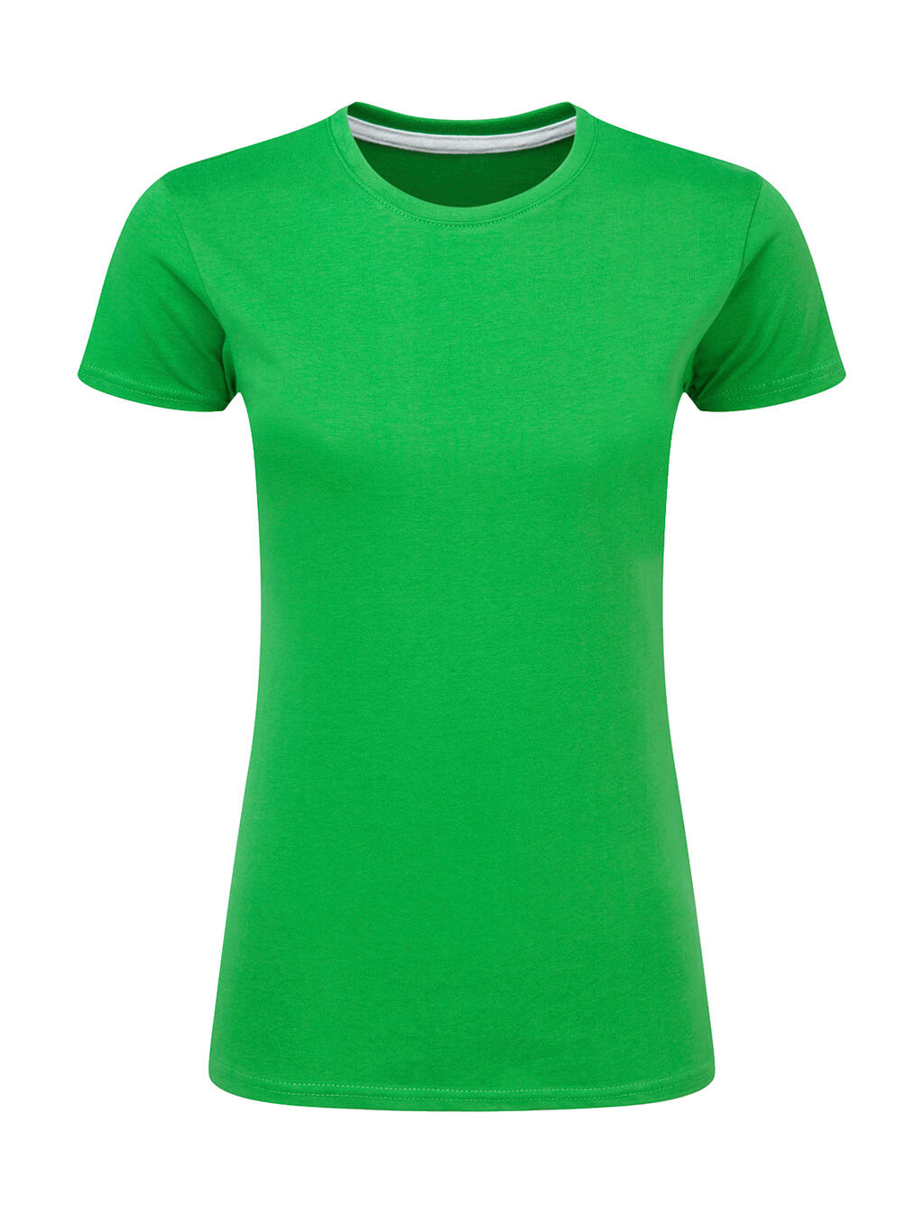 Signature Tagless Tee Women in Farbe Kelly Green