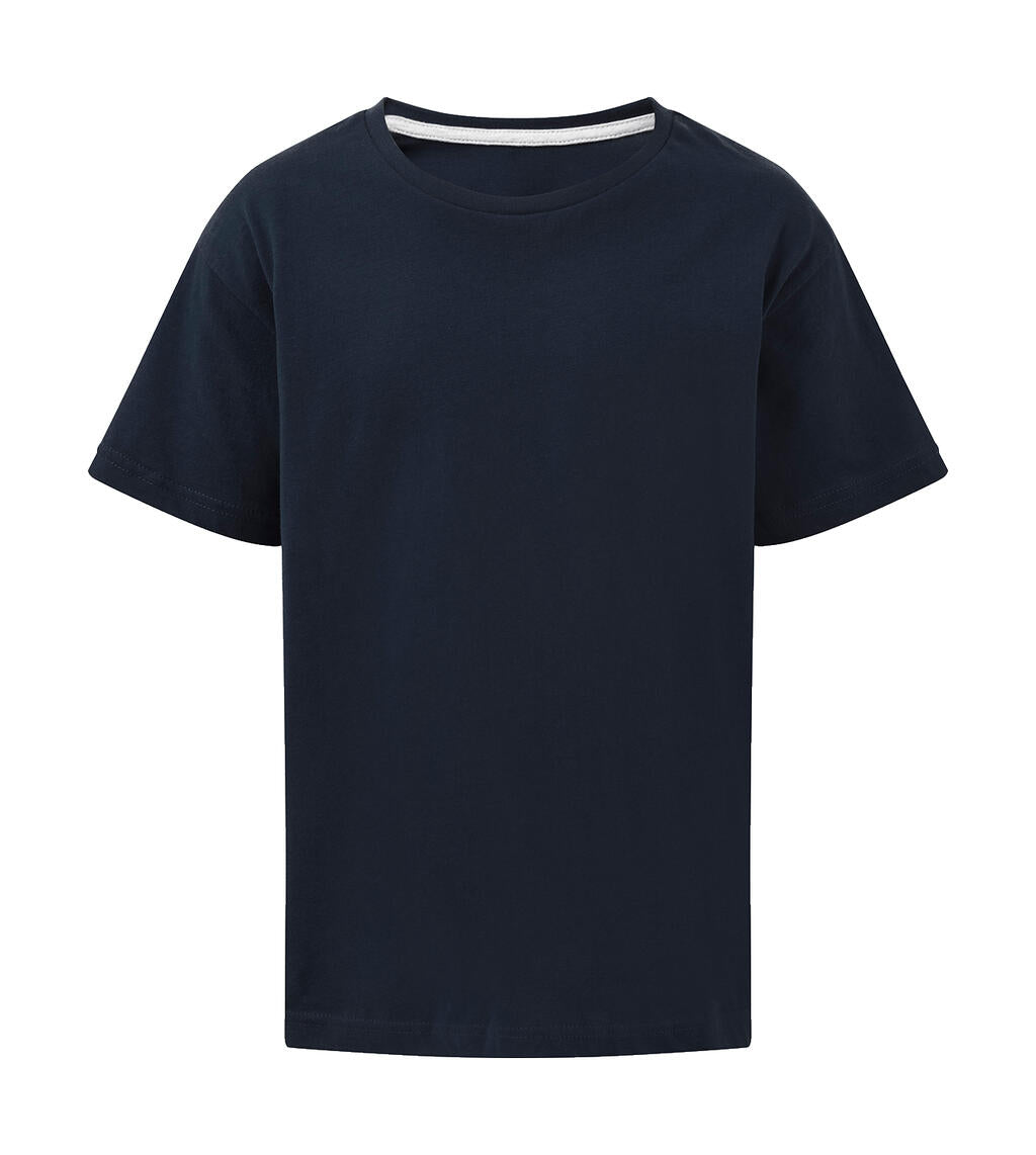 Signature Tagless Tee Kids in Farbe Navy