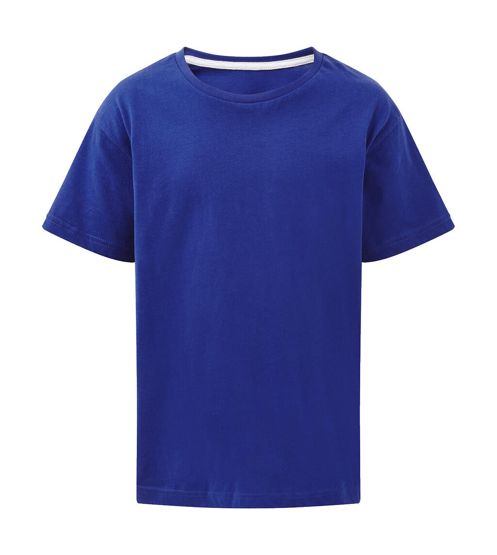 Signature Tagless Tee Kids in Farbe Royal Blue