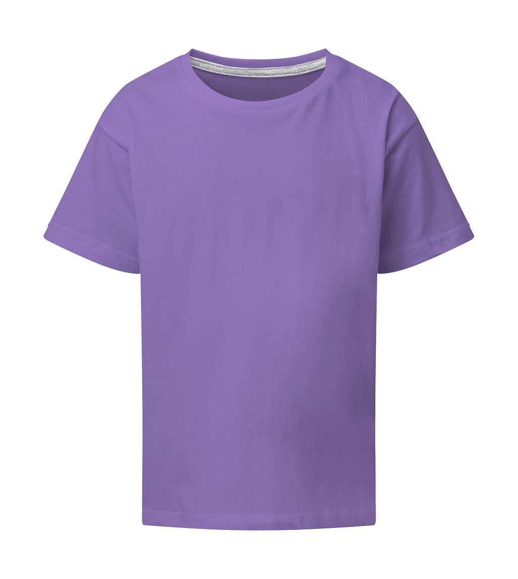 Signature Tagless Tee Kids in Farbe Aster Purple