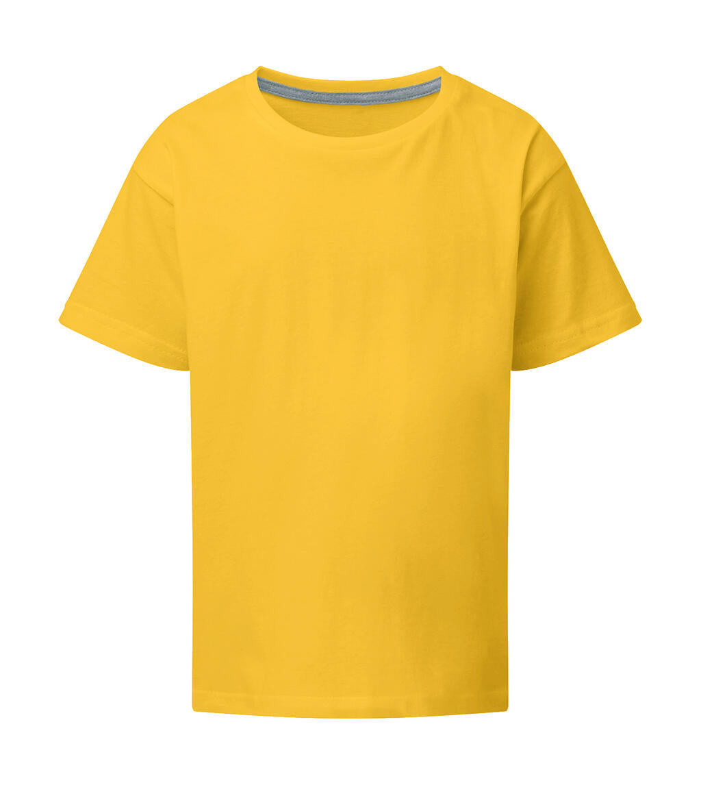 Signature Tagless Tee Kids in Farbe Sunflower
