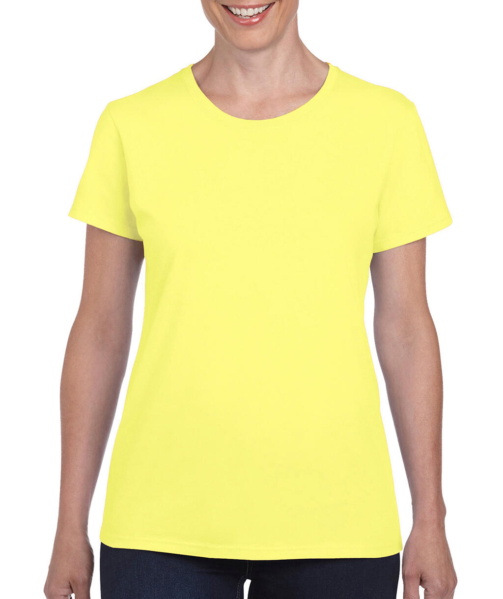 Ladies' Heavy Cotton T-Shirt in Farbe Cornsilk