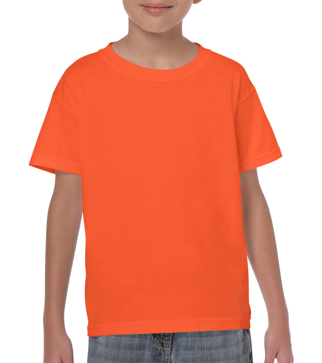 Heavy Cotton Youth T-Shirt in Farbe Orange