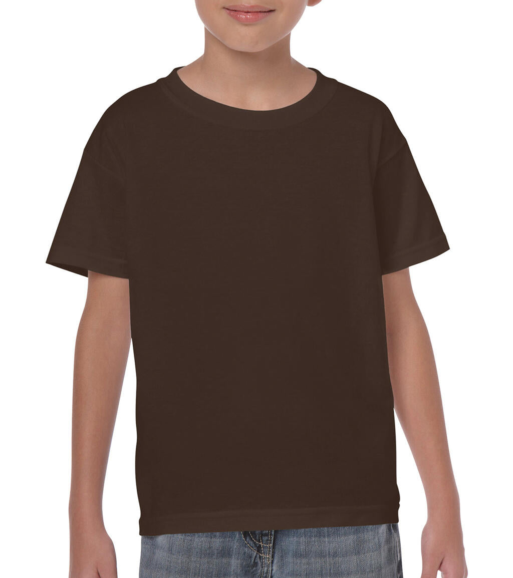 Heavy Cotton Youth T-Shirt in Farbe Dark Chocolate