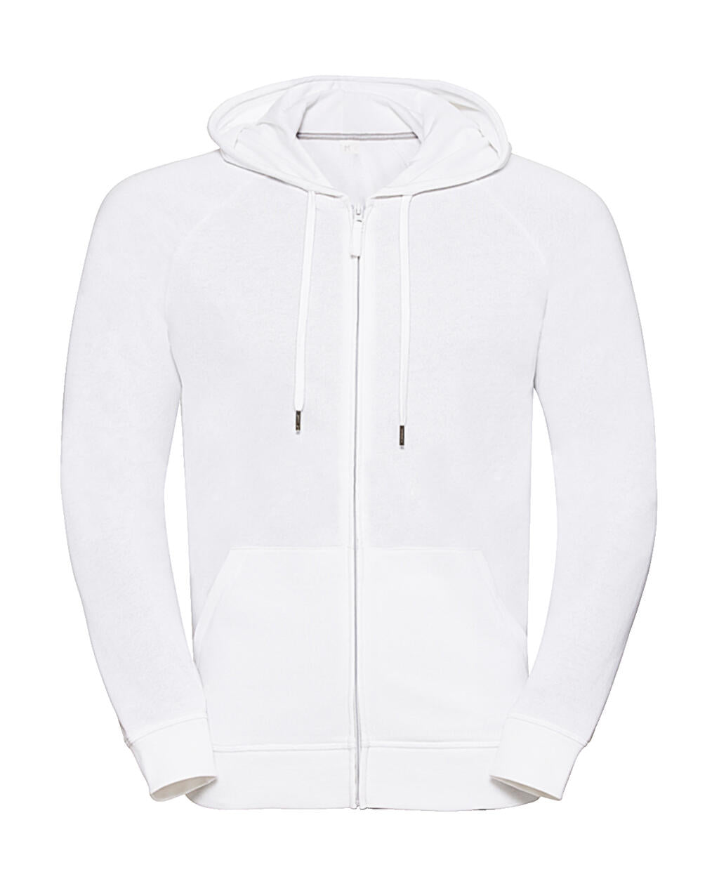 Men's HD Zipped Hood Sweat in Farbe White